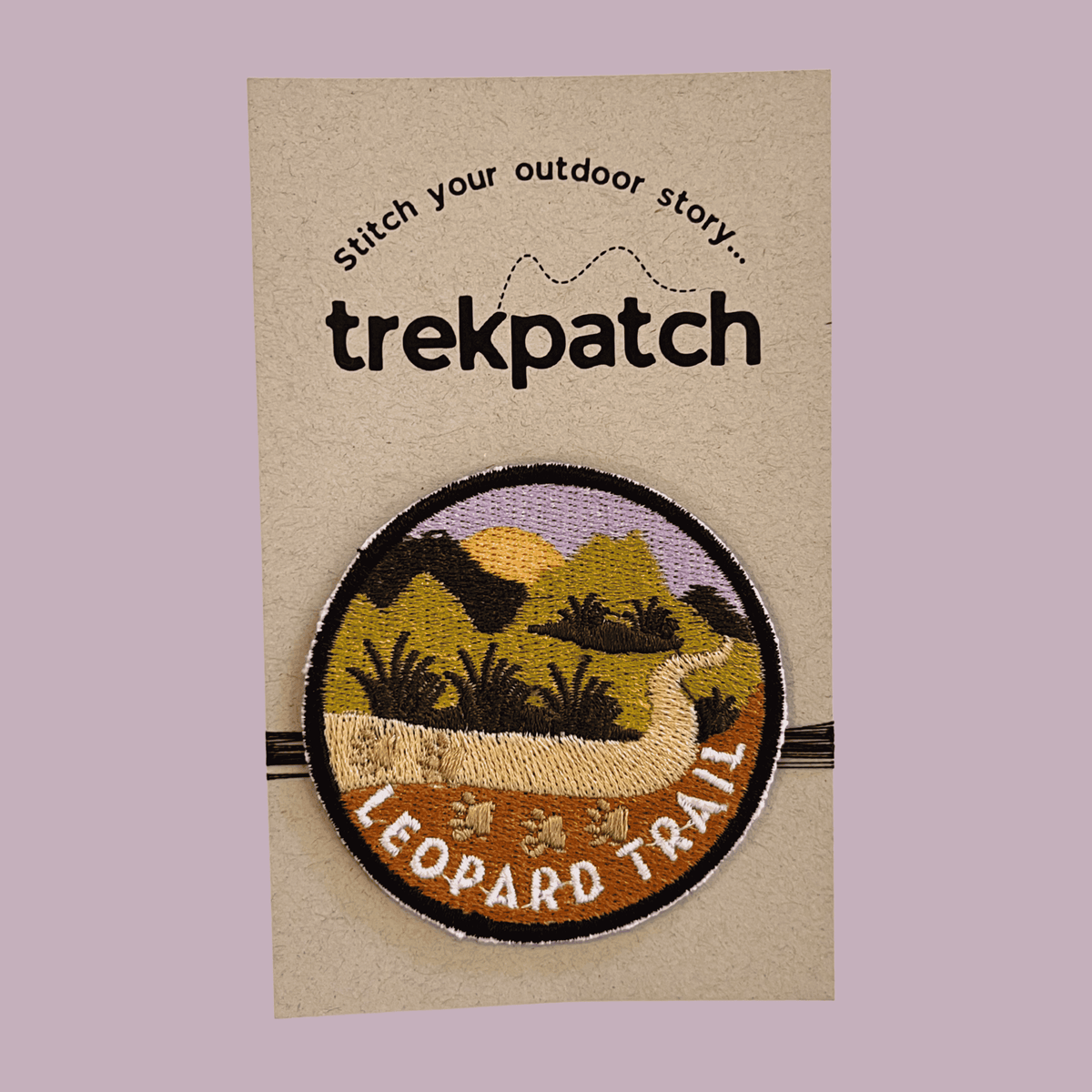 Leopards Trail Patch by trekpatch