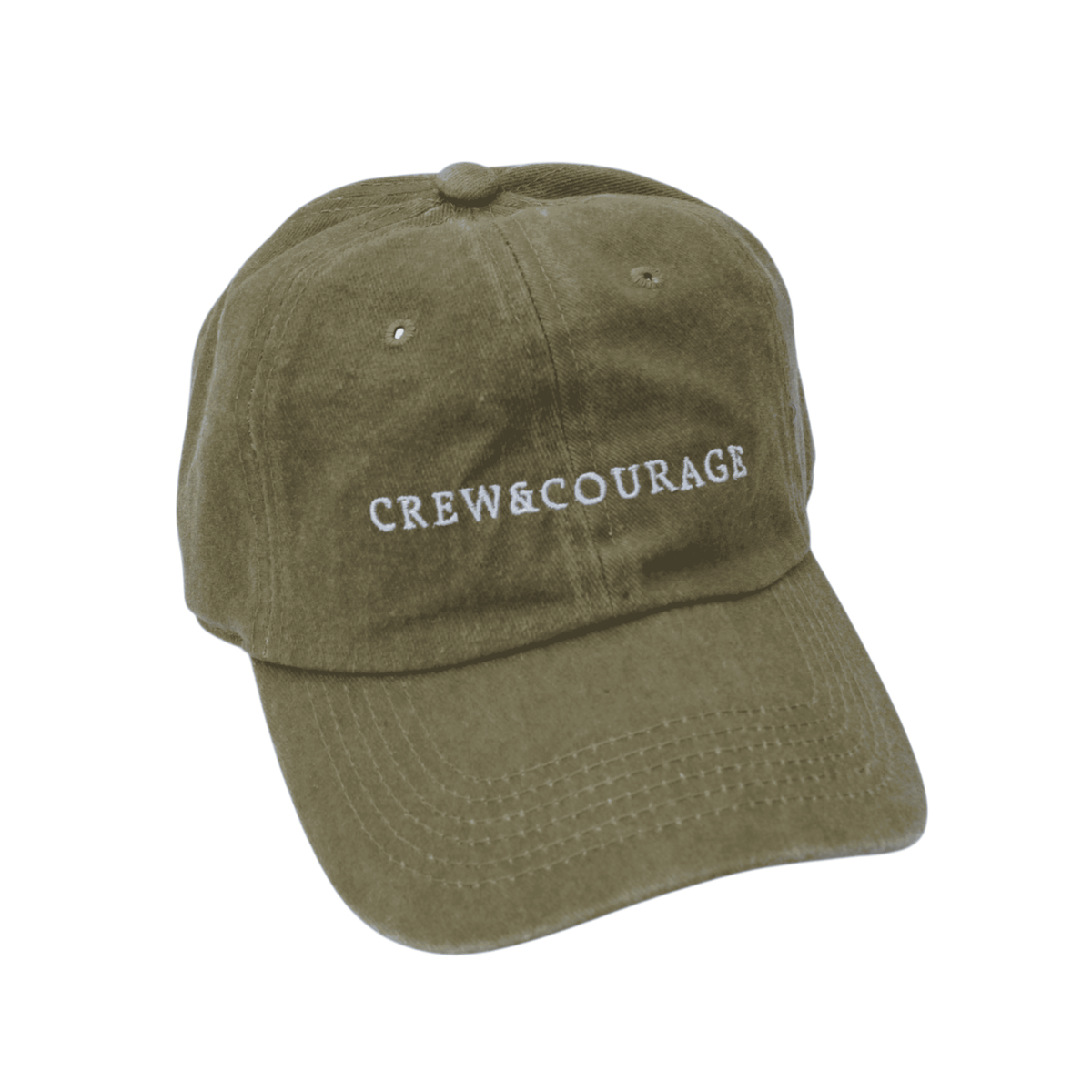 Cotton Washed Cap - Olive