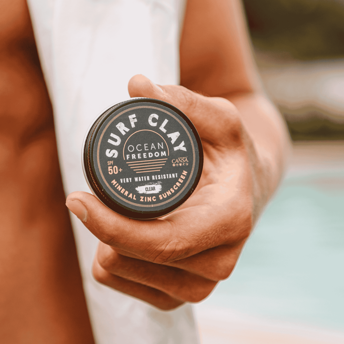 Surf Clay Clear SPF50+ Mineral Sunscreen