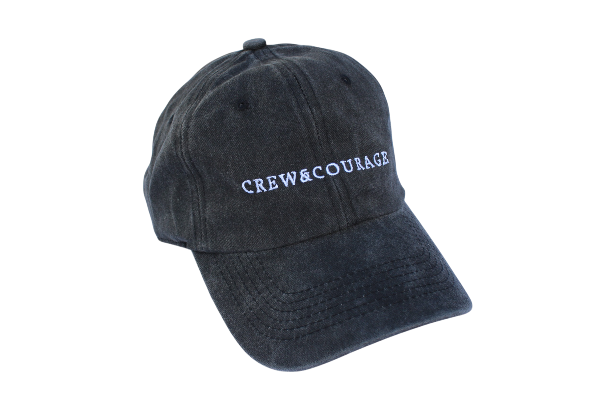 Cotton Washed Cap - Charcoal