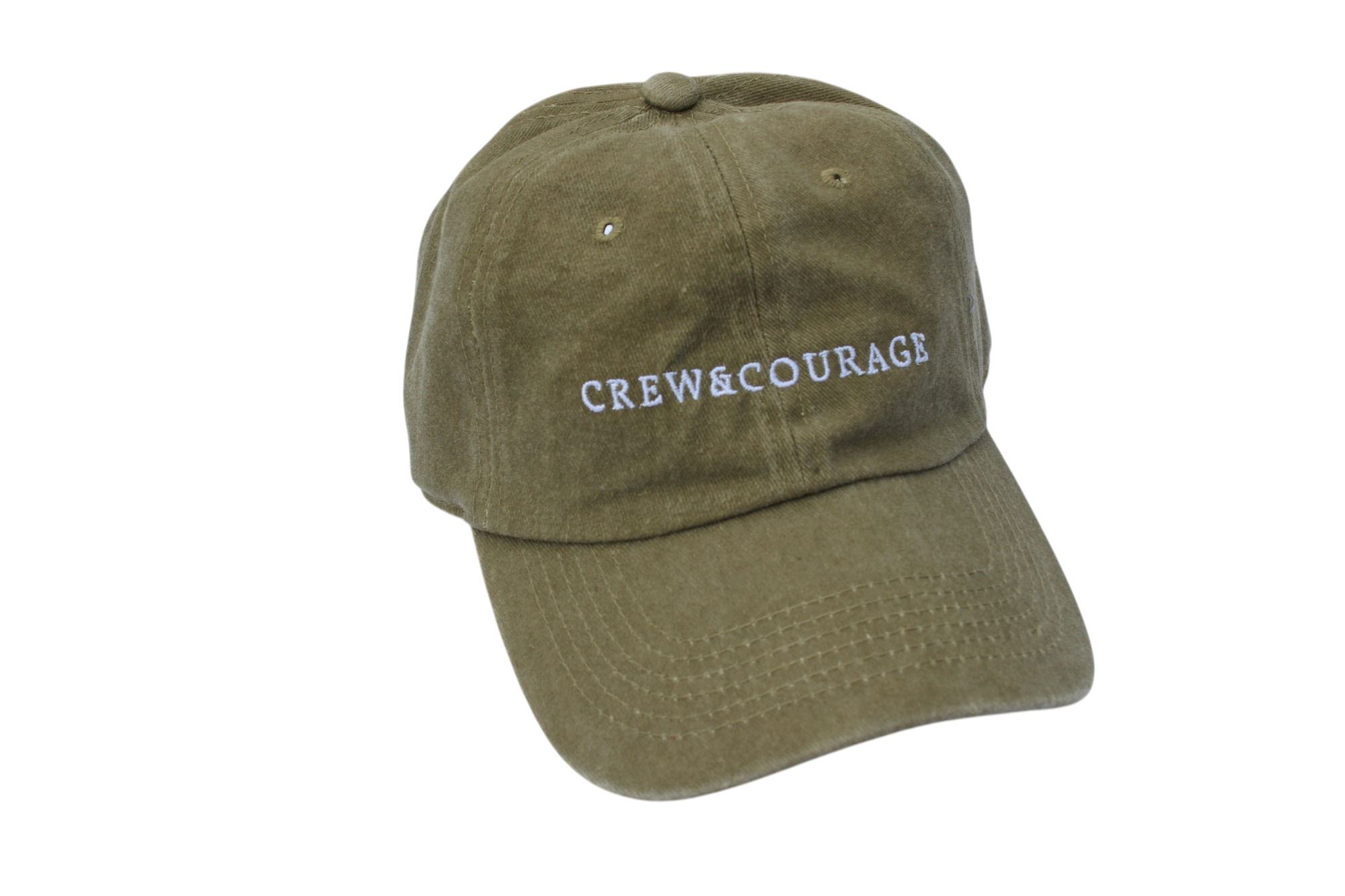Cotton Washed Cap - Olive